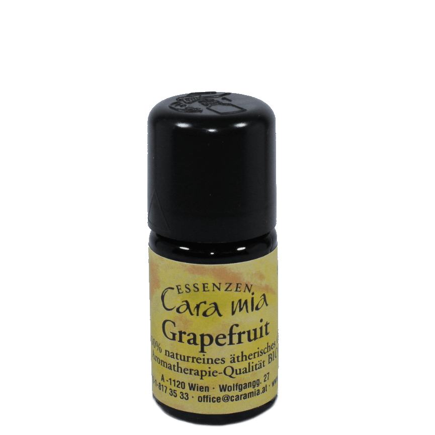 Grapefruit BIO Citrus paradisi 100% naturreines ätherisches Öl in Cara Mia Institut in Wien. Ätherische Öle, Seminare.