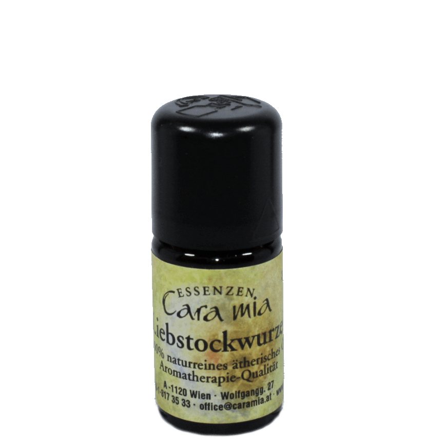 Liebstockwurzel Levisticum officinale 100% naturreines ätherisches Öl in Cara Mia Institut in Wien. Ätherische Öle, Seminare.