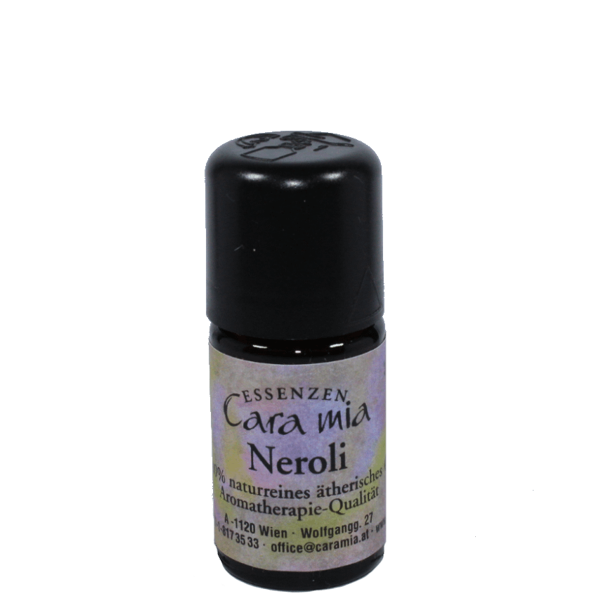 Neroli Citrus aurantium amara 100% naturreines ätherisches Öl in Cara Mia Institut in Wien. Ätherische Öle, Seminare.