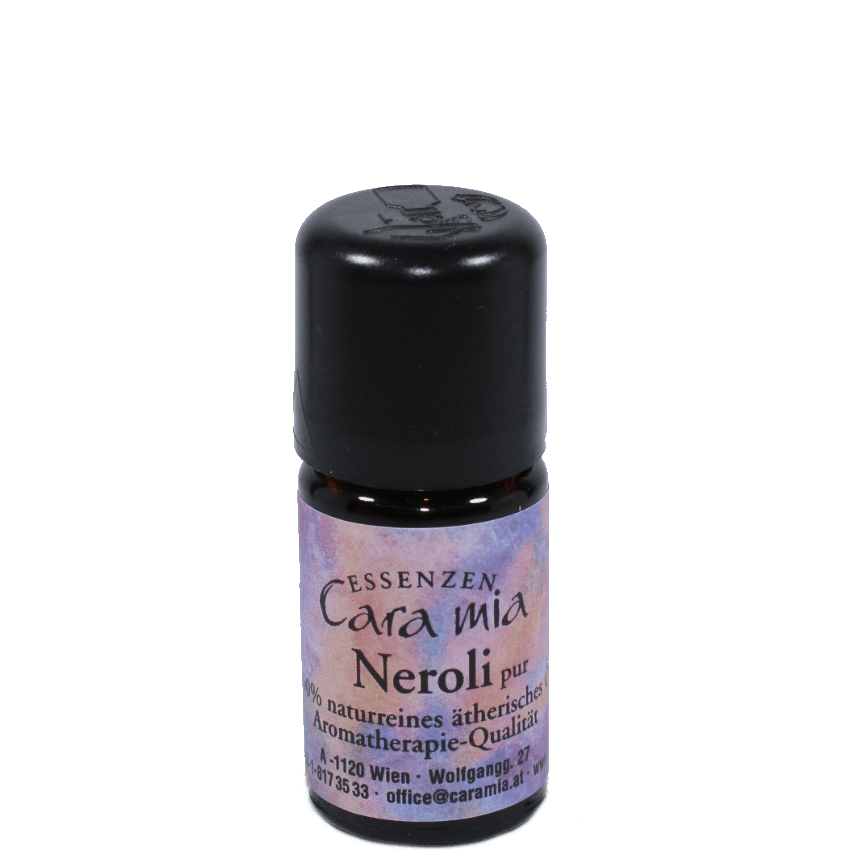 Neroli Citrus aurantium amara 100% naturreines ätherisches Öl in Cara Mia Institut in Wien. Ätherische Öle, Seminare.