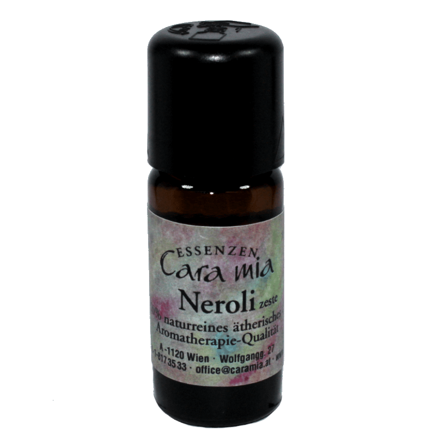 Neroli Citrus aurantium amara 100% naturreines ätherisches Öl in Cara Mia Institut in Wien. Ätherische Öle, Seminare.