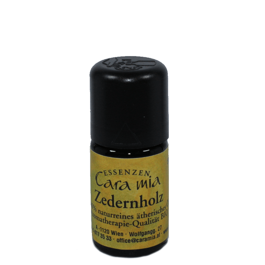 Atlaszeder Bio Cedrus atlantica 100% naturreines ätherisches Öl in Cara Mia Institut in Wien. Ätherische Öle, Seminare.