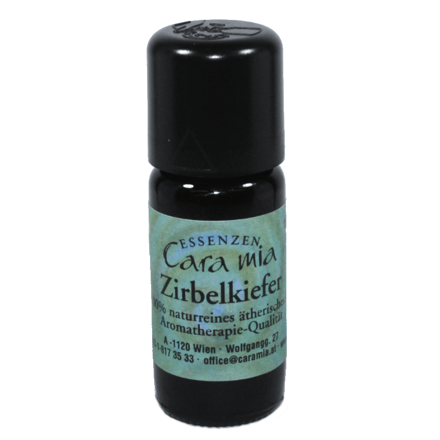 Zirbelkiefer Pinus cembra 100% naturreines ätherisches Öl in Cara Mia Institut in Wien. Ätherische Öle, Seminare.