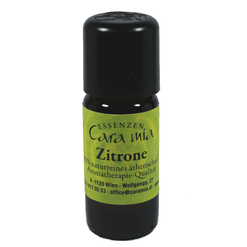 Zitrone Citrus limonum 100% naturreines ätherisches Öl in Cara Mia Institut in Wien. Ätherische Öle, Seminare.
