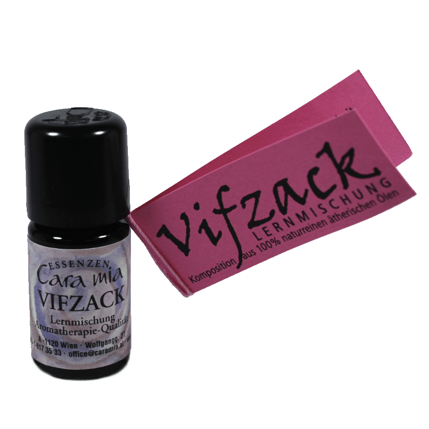Vifzack Duftkomposition 100% naturreines ätherisches Öl in Cara Mia Institut in Wien. Ätherische Öle, Seminare.