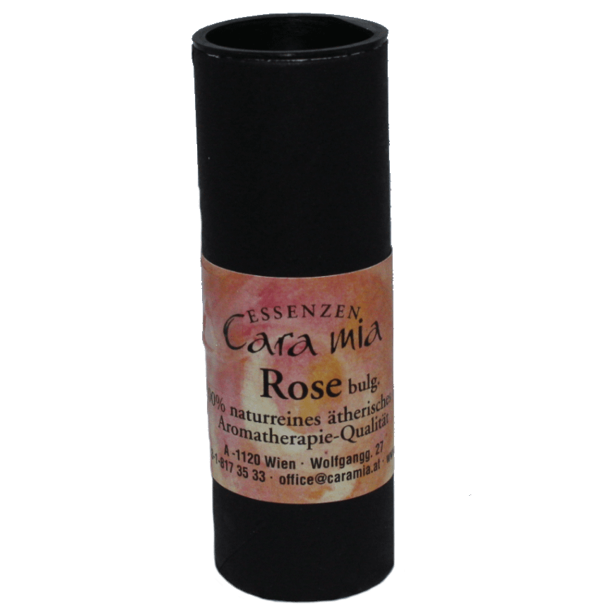 Rose bulgarisch Rosa damascena 100% naturreines ätherisches Öl in Cara Mia Institut in Wien. Ätherische Öle, Seminare.
