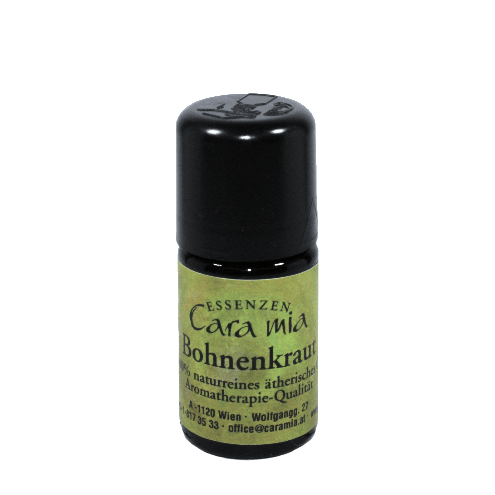Bohnenkraut Satureja montana 100% naturreines ätherisches Öl in Cara Mia Institut in Wien. Ätherische Öle, Seminare.