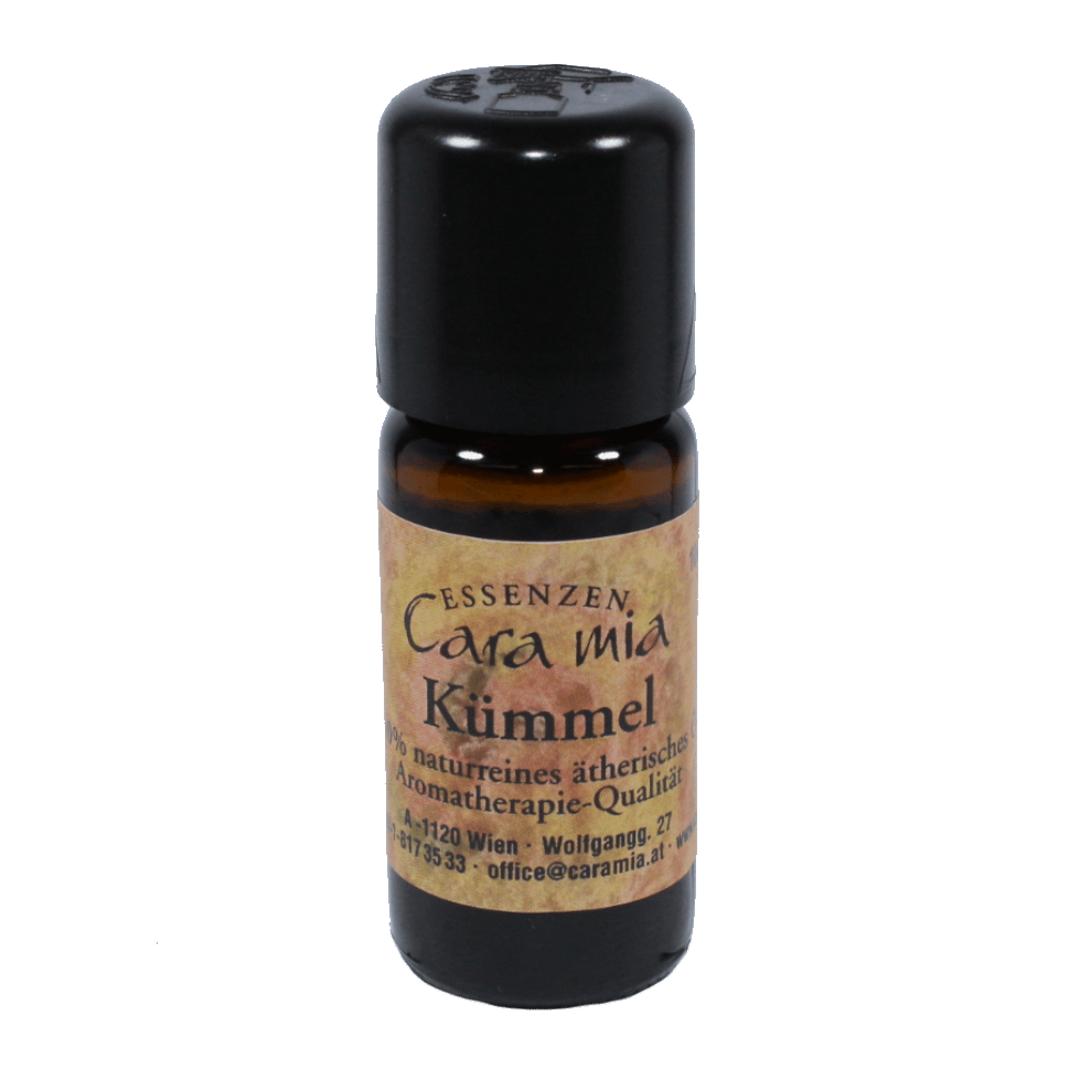 Kuemmel Carum Carvi 100% naturreines ätherisches Öl in Cara Mia Institut in Wien. Ätherische Öle, Seminare.
