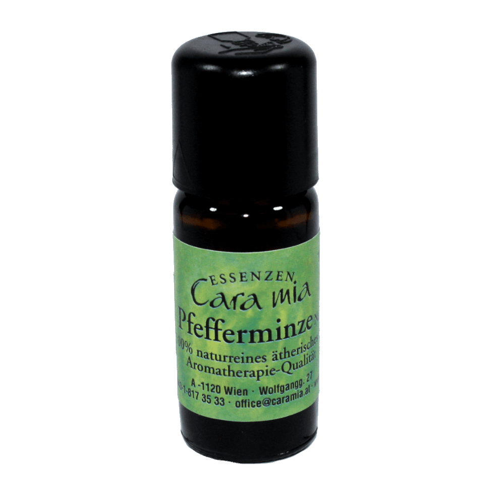 Pfefferminze Nanah Mentha spicata Pfefferminze Mitcham Mentha piperita 100% naturreines ätherisches Öl in Cara Mia Institut in Wien. Ätherische Öle, Seminare.